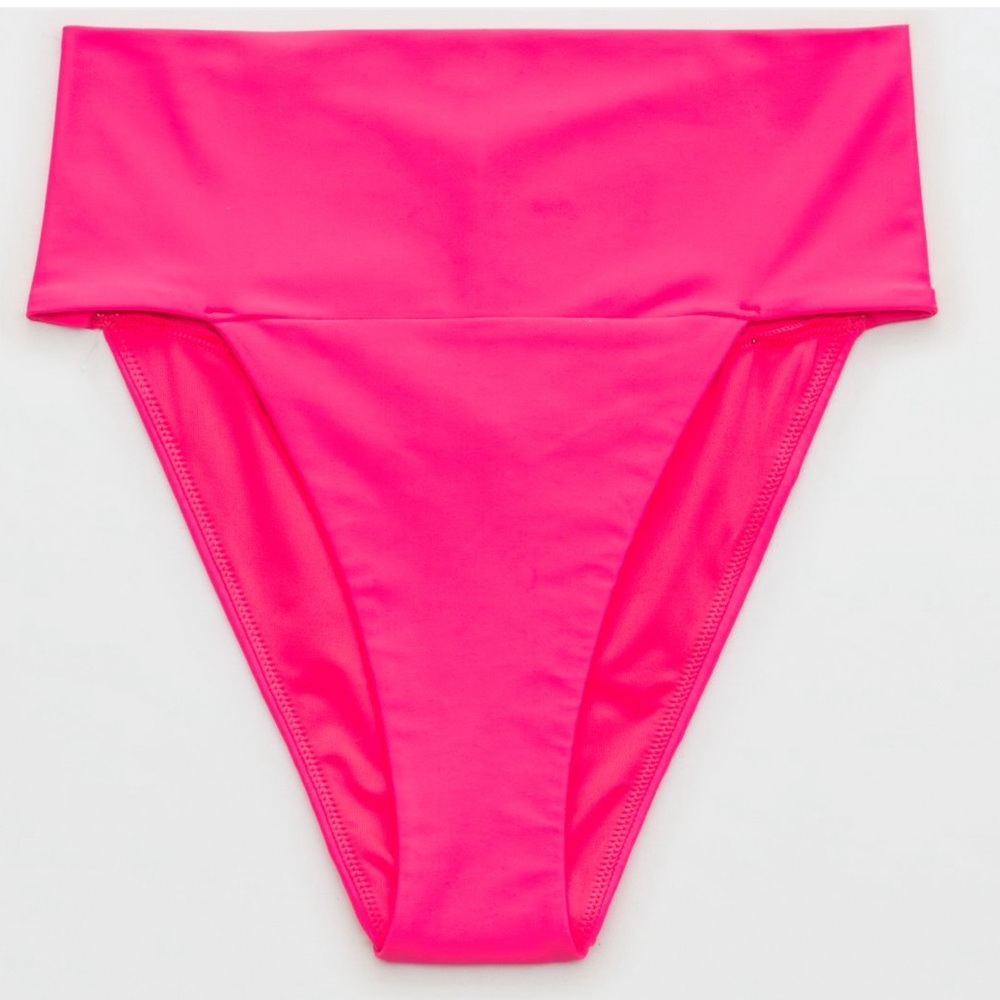 NWT Aerie Banded High Cut Cheeky Bikini Bottom